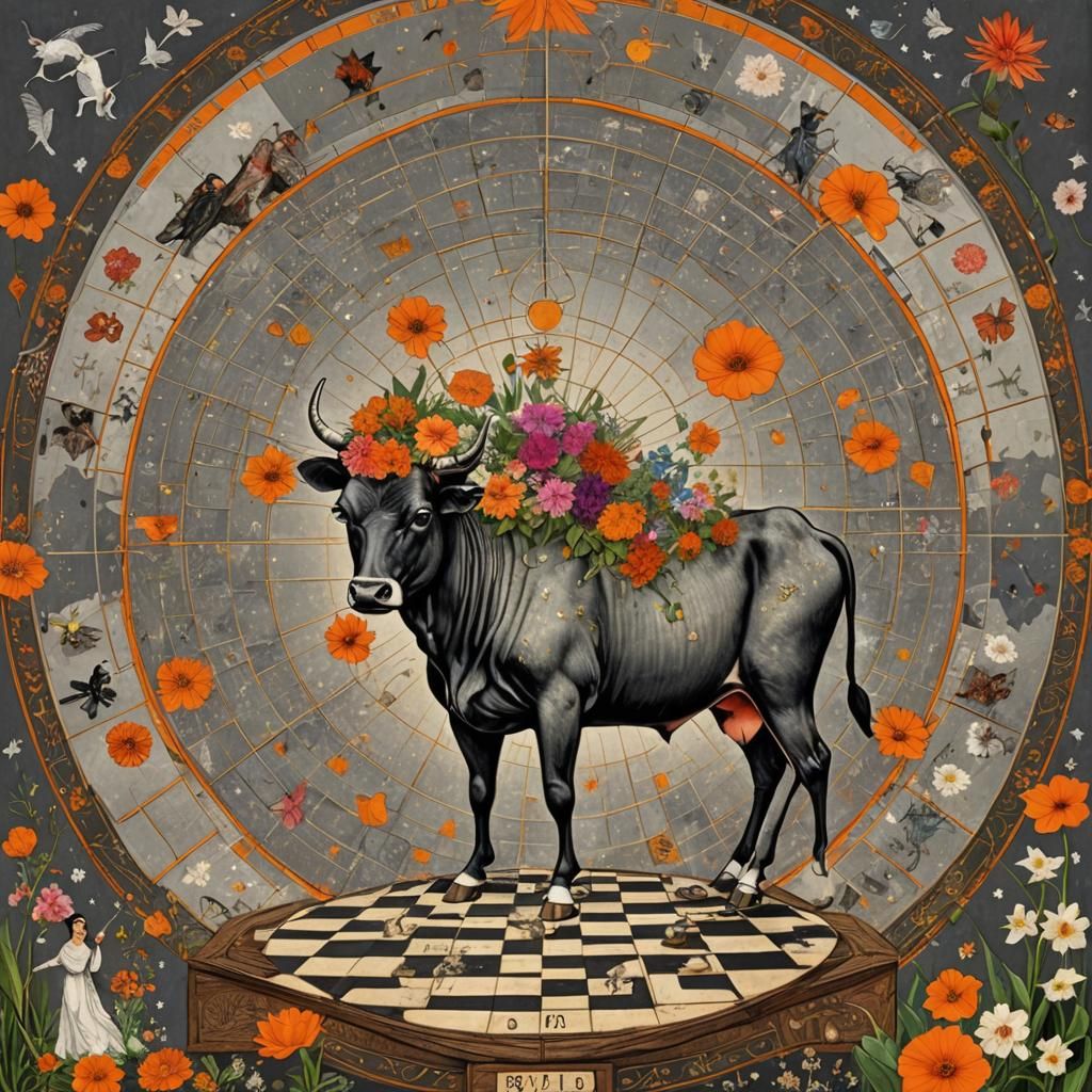 Flying Cow: Surreal Art Inspired by Masters