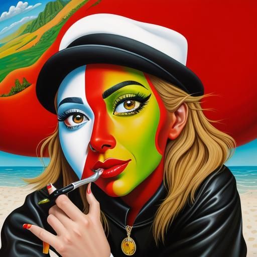 Surreal Matte Oil Painting by Surrealist Painters