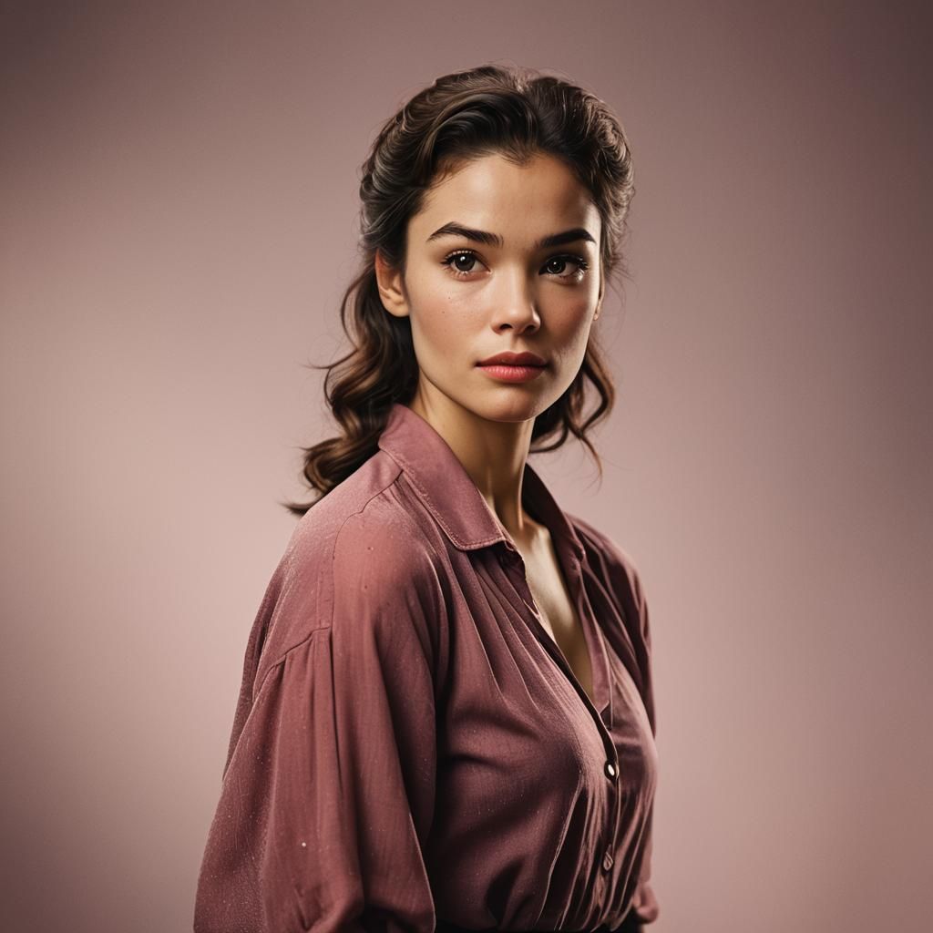 Maria from West Side Story: Cinematic Studio Portrait