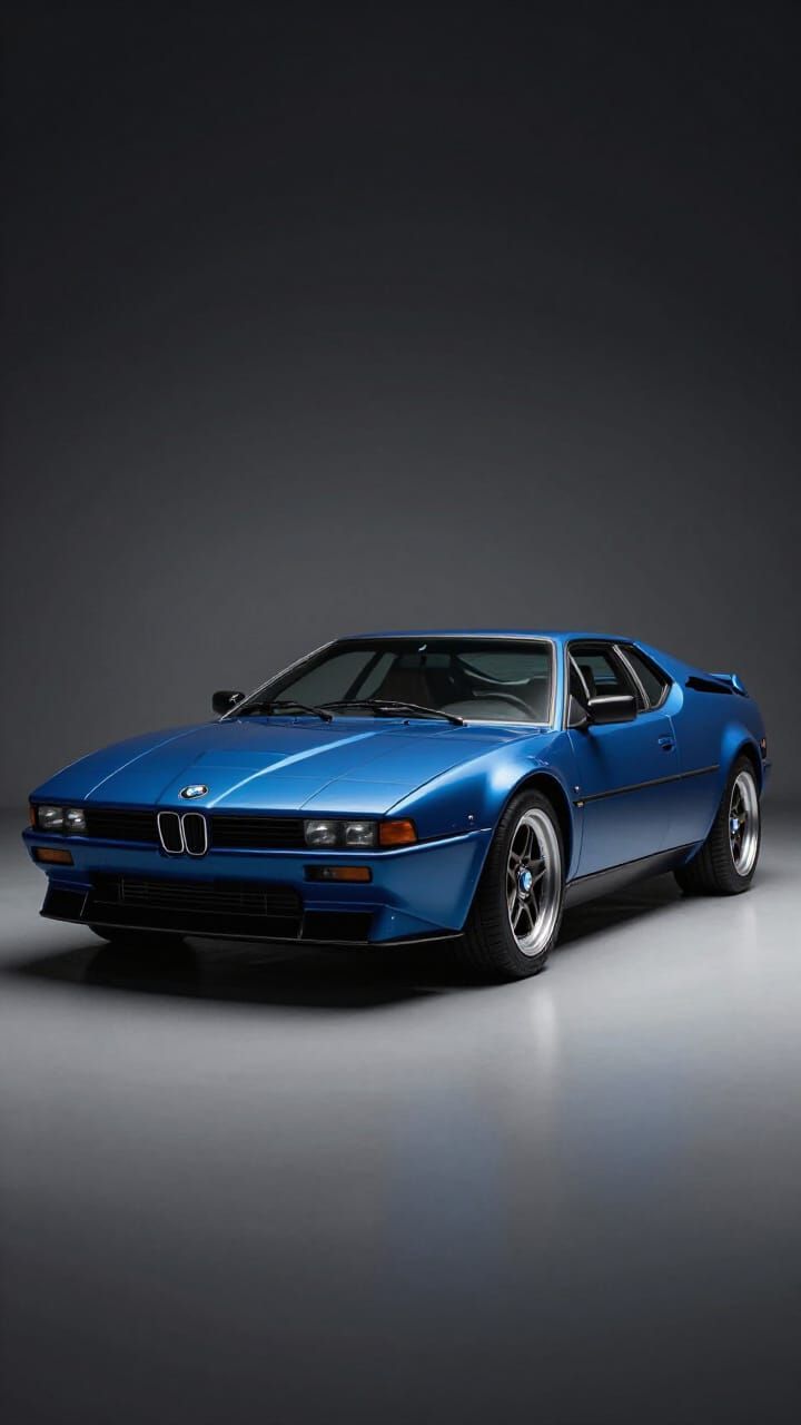 Photorealistic BMW M1 2025 Studio Shot