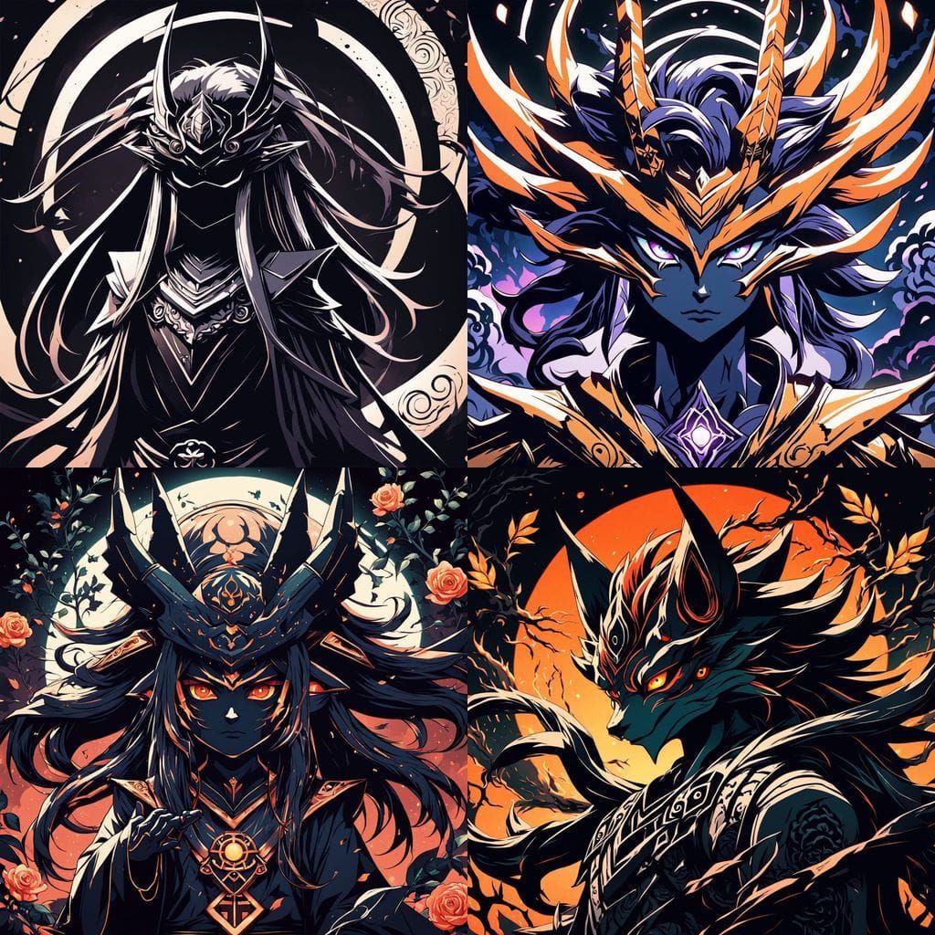 Fantasy Anime Character in 90s Style