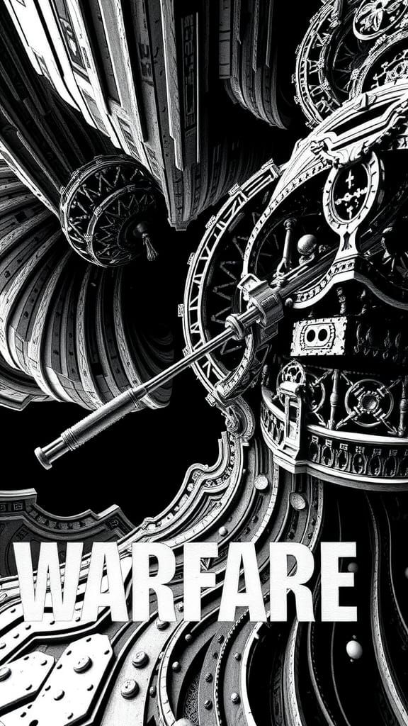 Chaotic Visualization of Warfare with Evolving Patterns