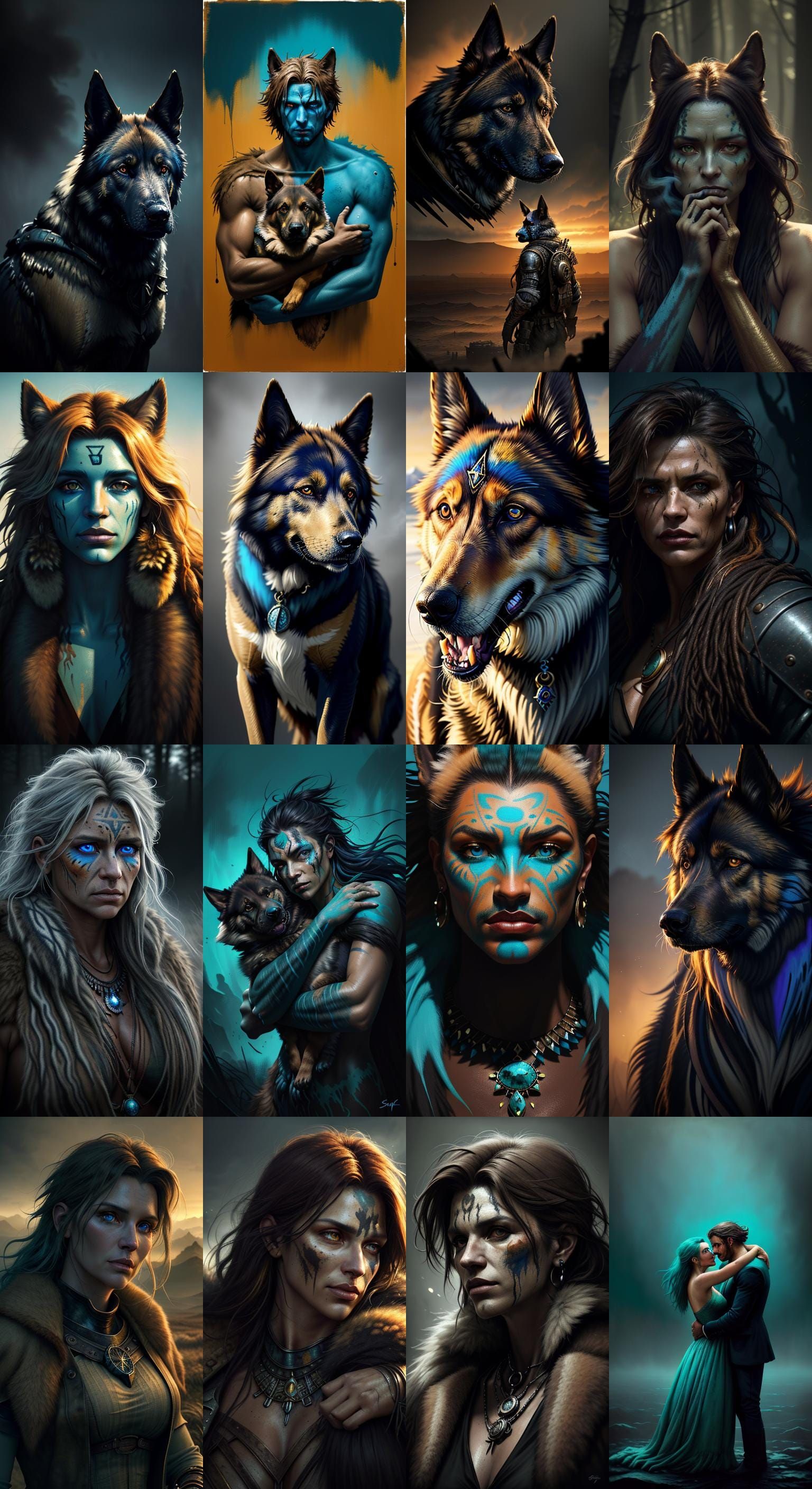 Wasteland Wanderer and Shepherd: A Mystical Bond