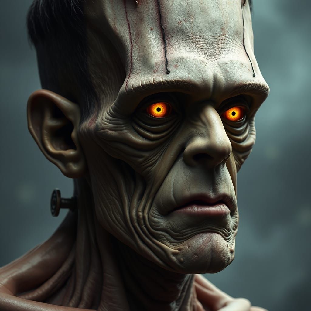 Frankenstein's Monster: A Gigantic Stitched Abomination