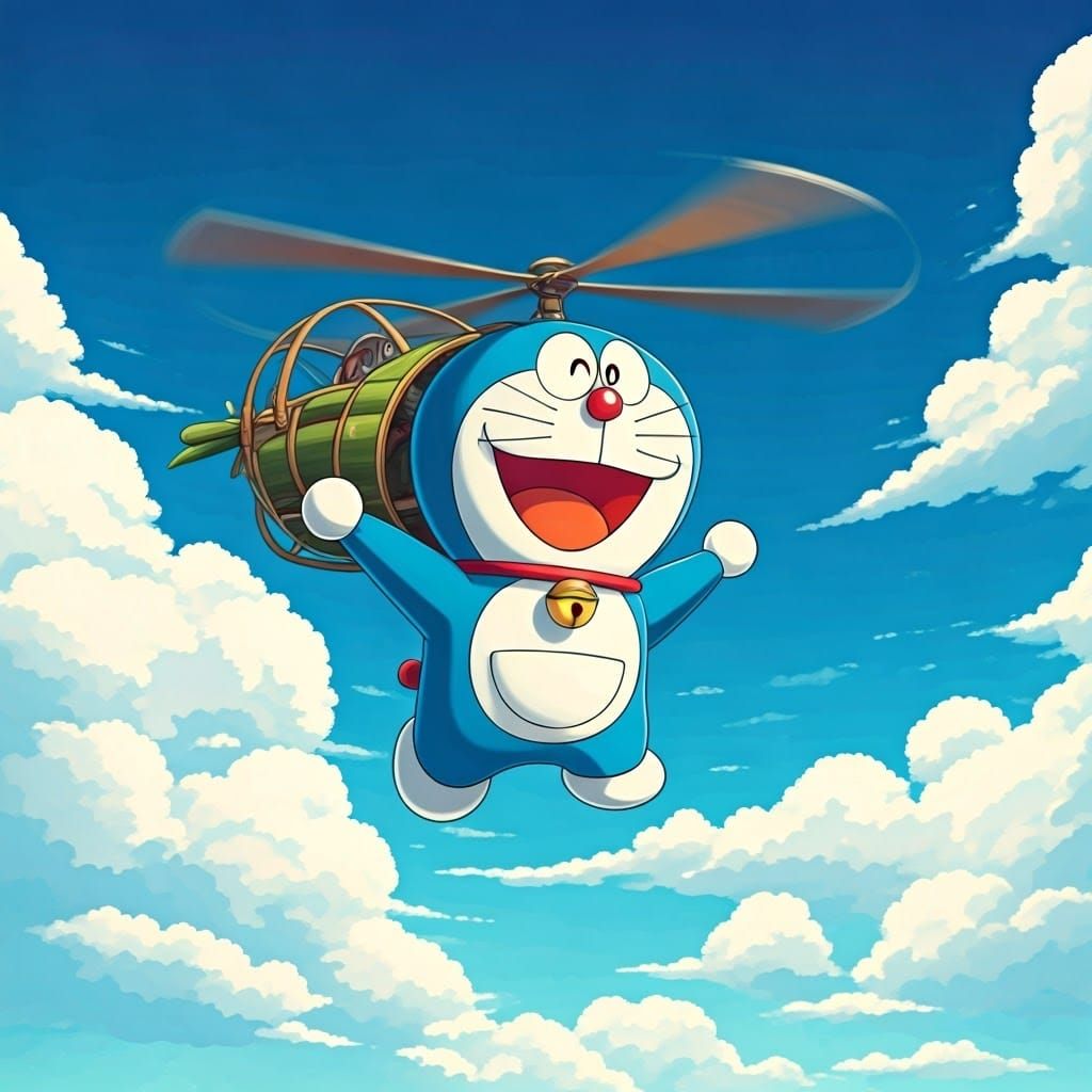 Testing a bamboo-copter