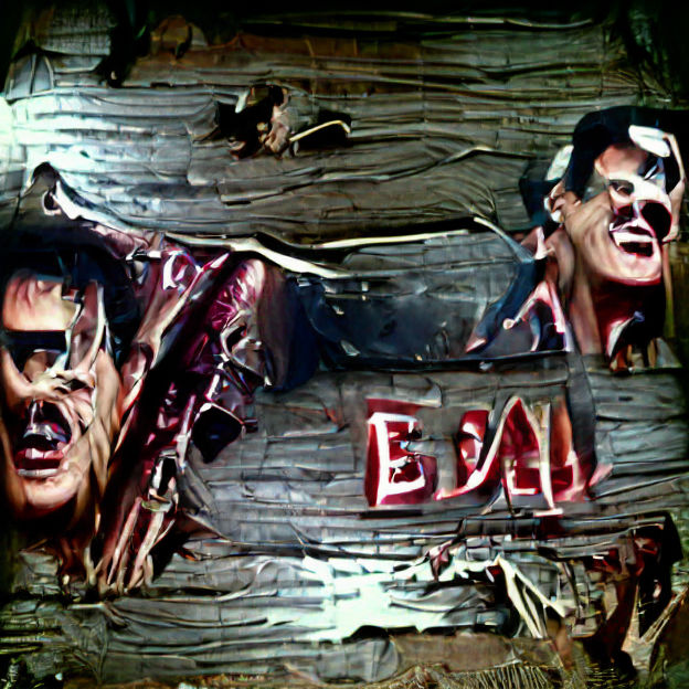 Ominous Cabin Landscape Under Stormy Sky