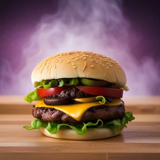 Fast Food Mascot in a Chaotic Alien Kitchen