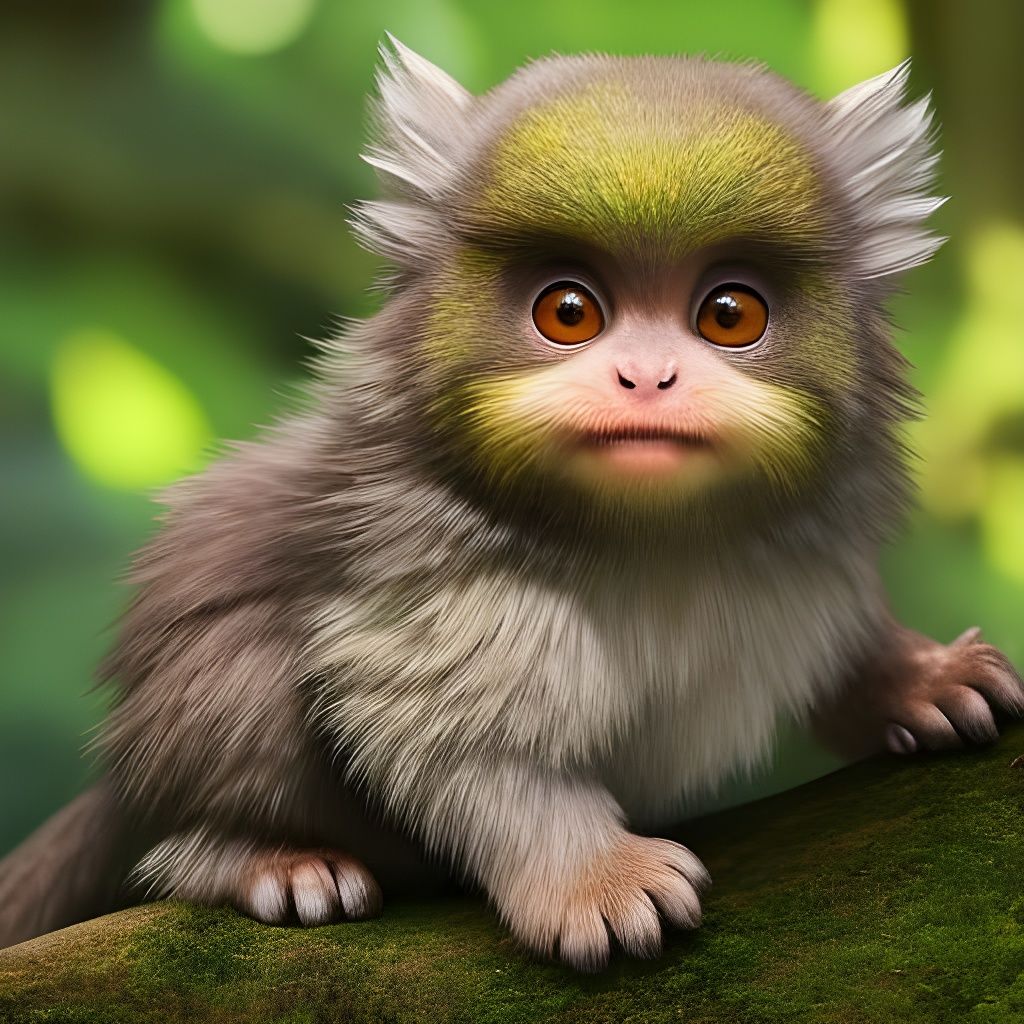 Chubby pygmy marmoset