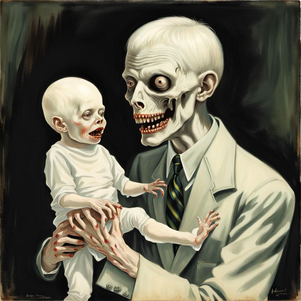 Macabre Dad & Child