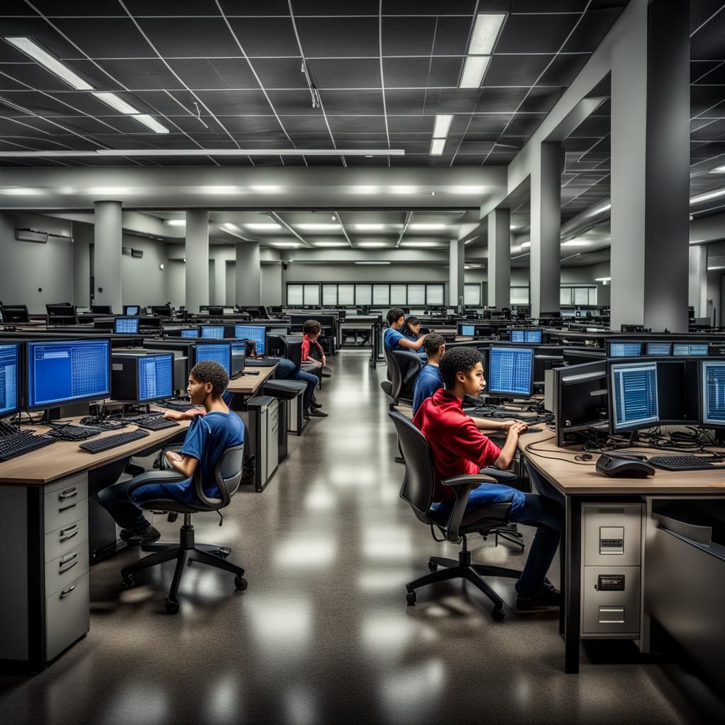 Computer Center: Students Learning in Hyperrealistic Detail