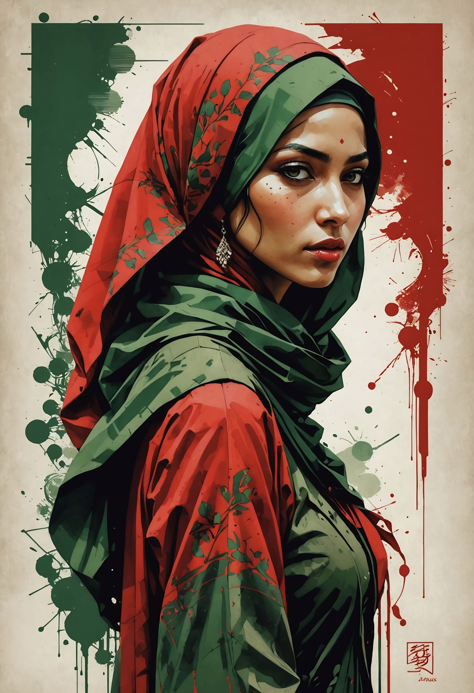 بدرية (Badriya) | 🇵🇸 portrait (Stable Core)