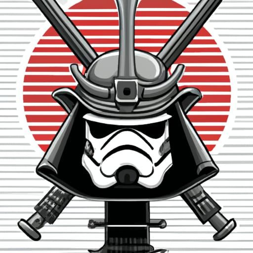 Samurai Stormtrooper in Japanese Feudal Style
