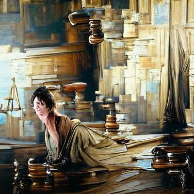 Lena Headey Portrait as Oil Painting