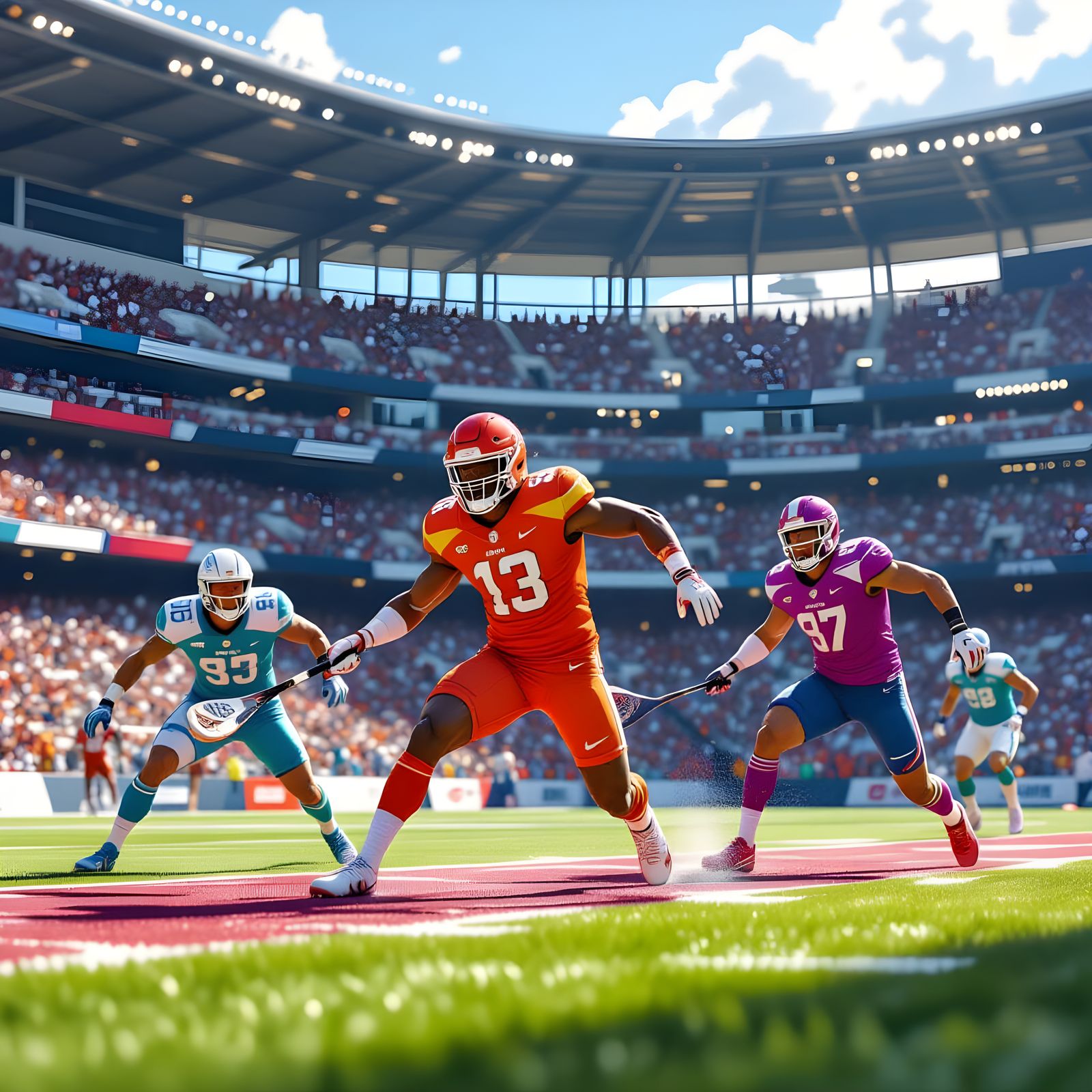 AI Generated Image of Sports Games
