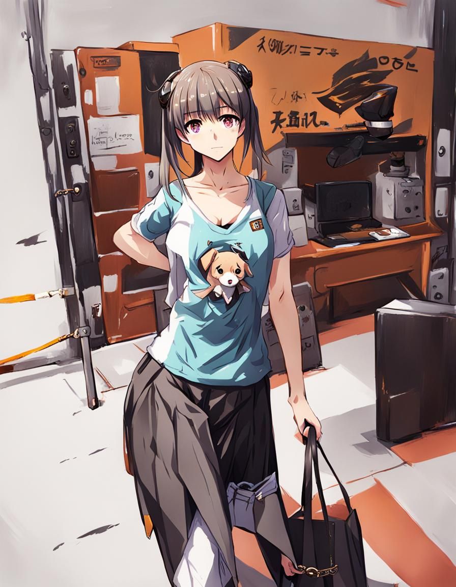 Anime Girl Generated by AI