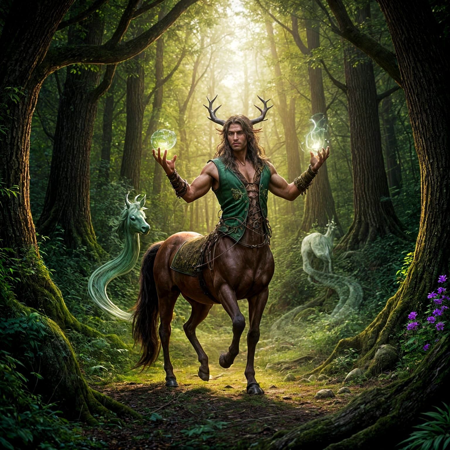 The Occultaur Summoning Spirits