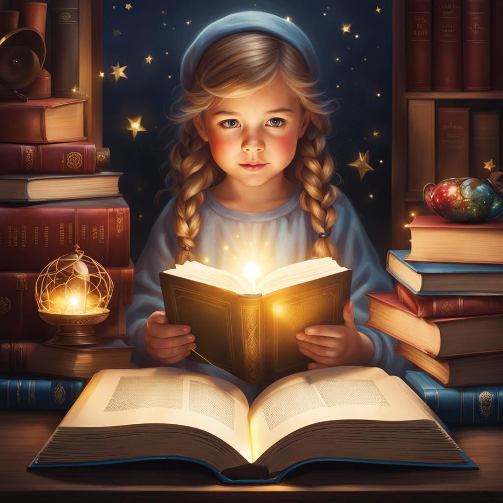 Image: That's exciting again, reading in the evening.