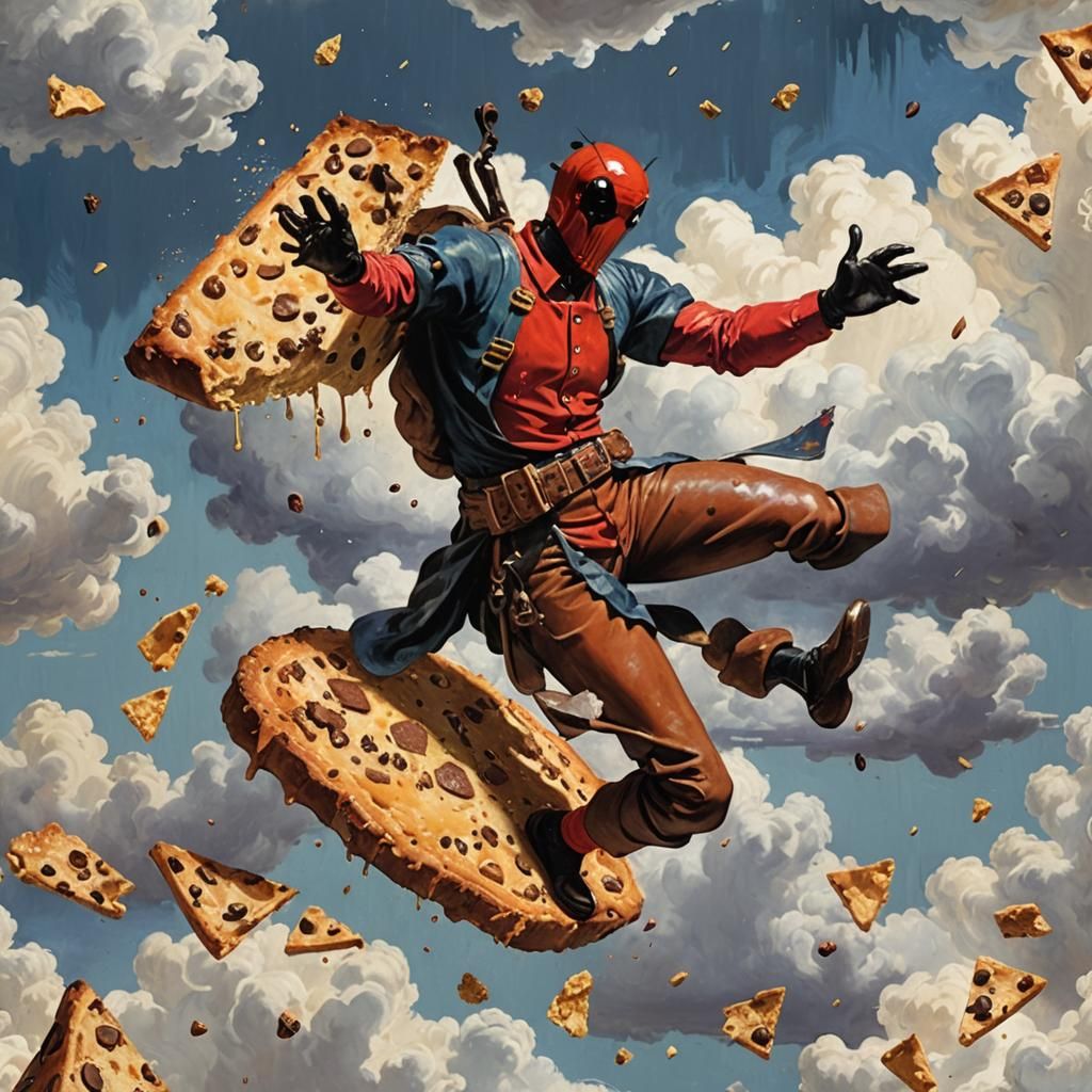 Warmly Lit Cookie Reveals Chocolate Center in Painterly Styl...