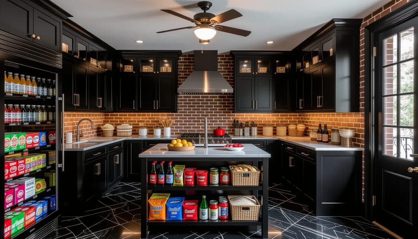 Victorian Storage Room with Rich, Dark Tones