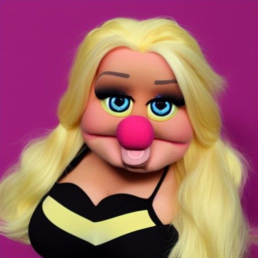 Trisha Paytas as a Muppet Character