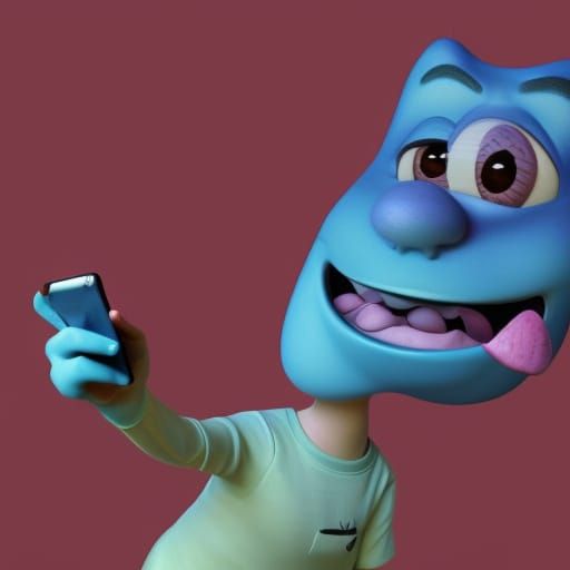 Silly Monster Selfie