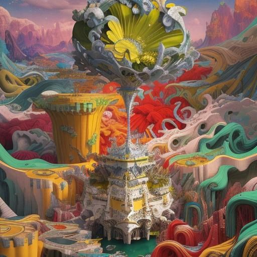 Cinematic Scene in Kay Nielsen Style