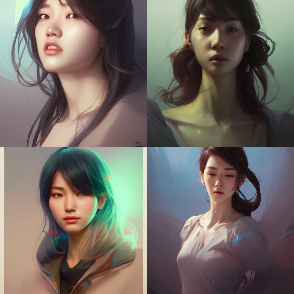 Detailed Portrait with Dynamic Lighting