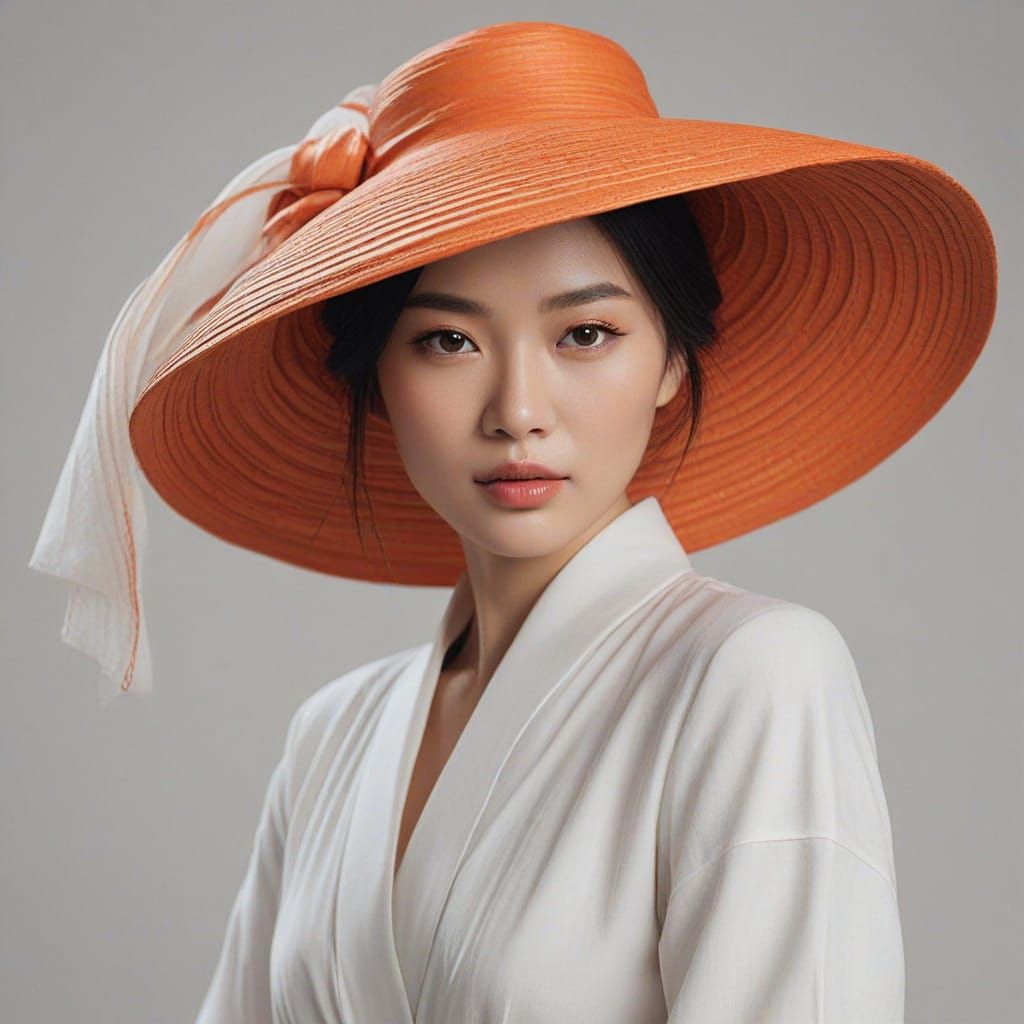 portrait of an Asian woman