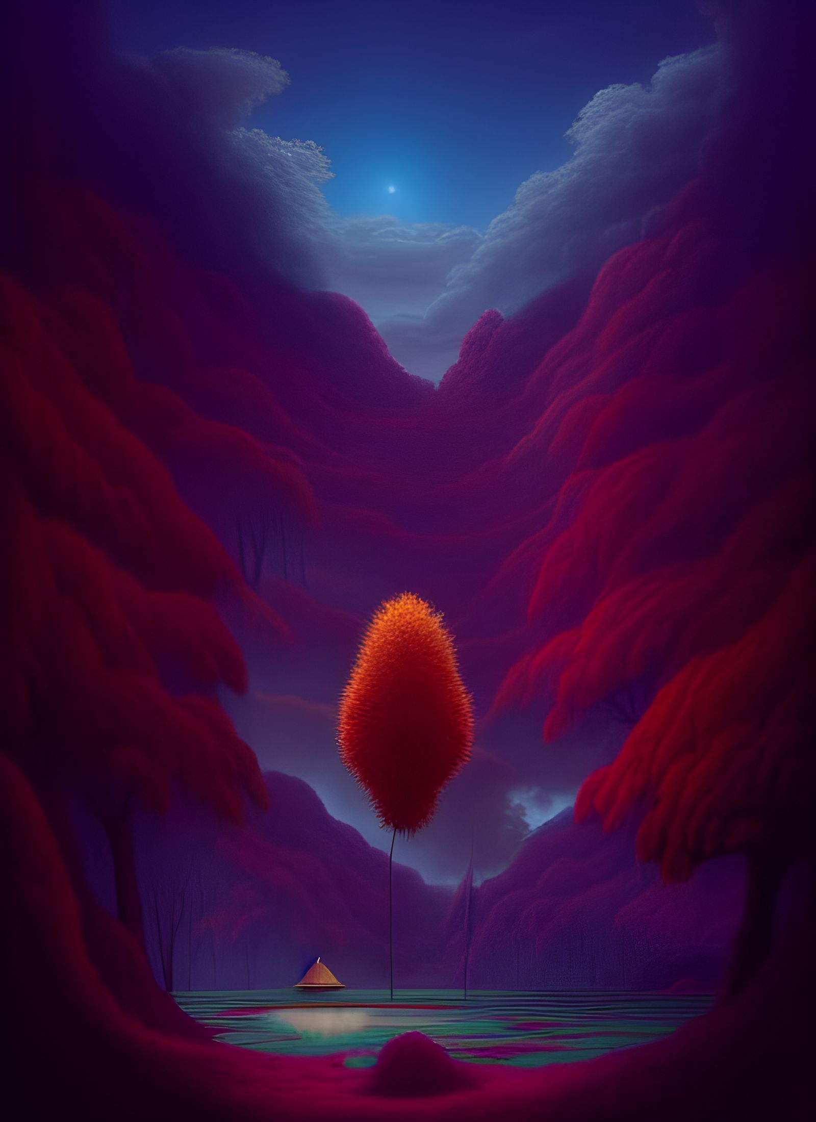 Enchanting Fantasy Landscape Photoillustration