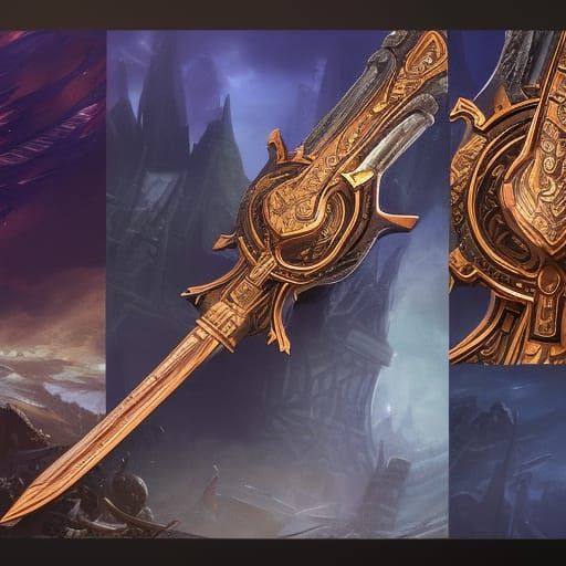 Giant Jeweled War Hammer Concept Art