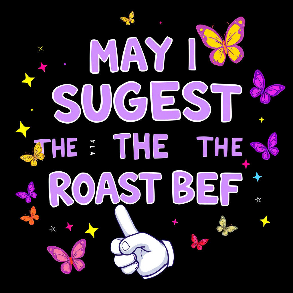 Whimsical Roast Beef Suggestion in Fantasy Style