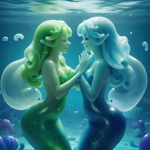 Slime Mermaid Dance: Underwater Fun