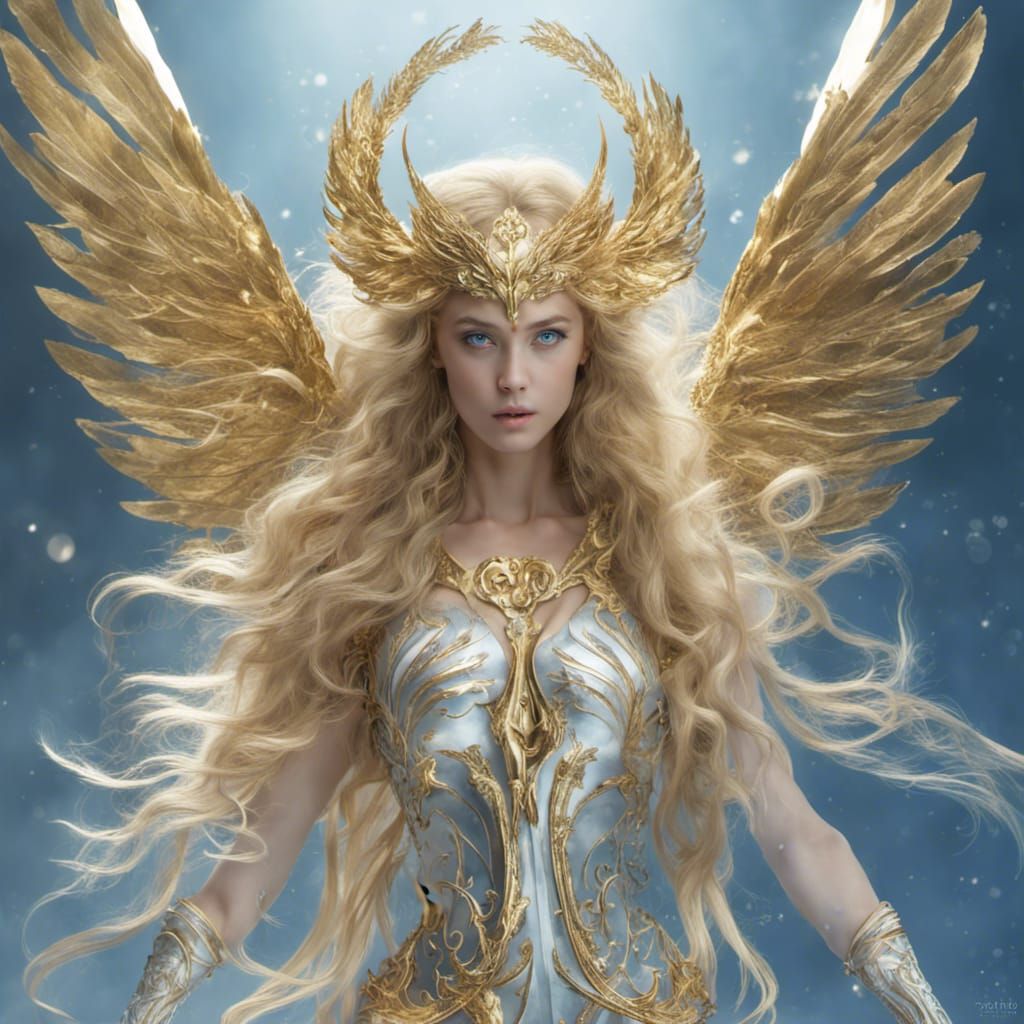 Ethereal Angel as Sagittarius Gold Saint Seiya