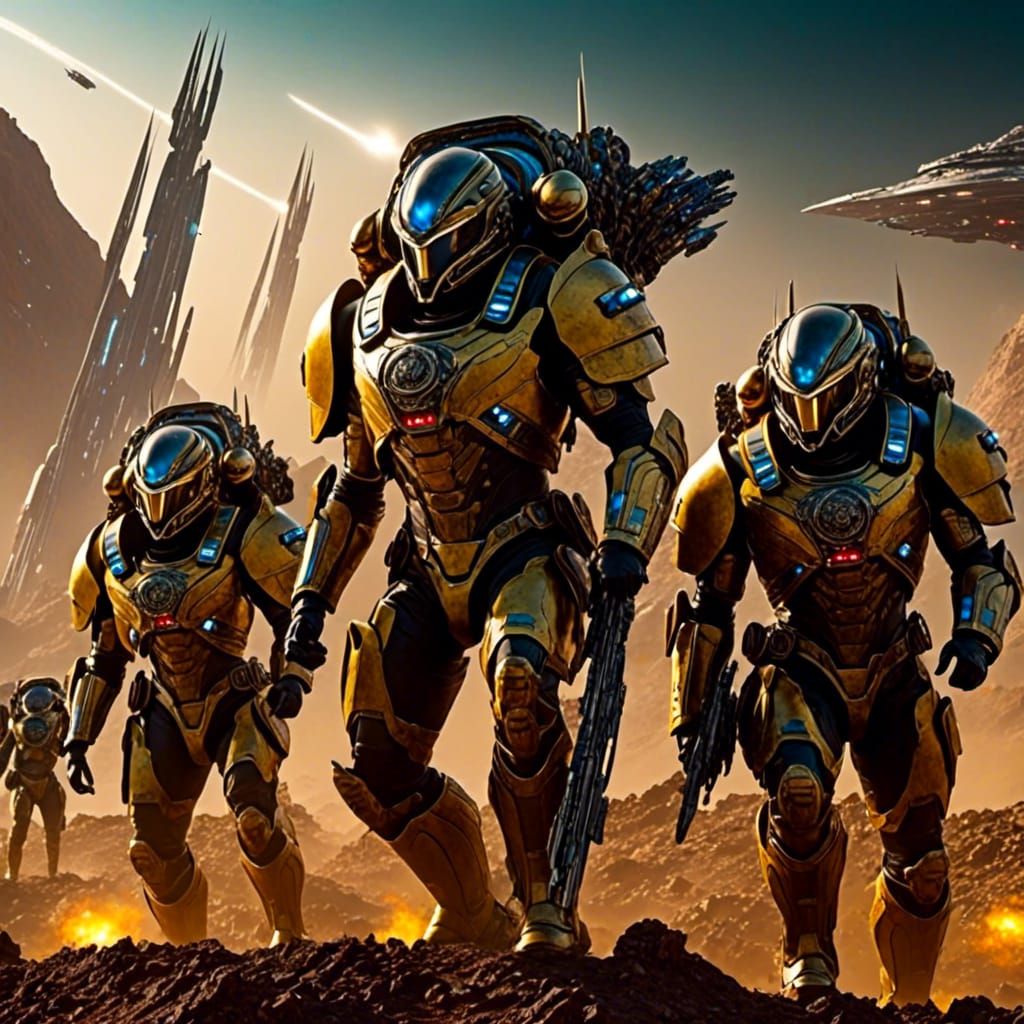 Star Trek Hoplite in Futuristic Armour