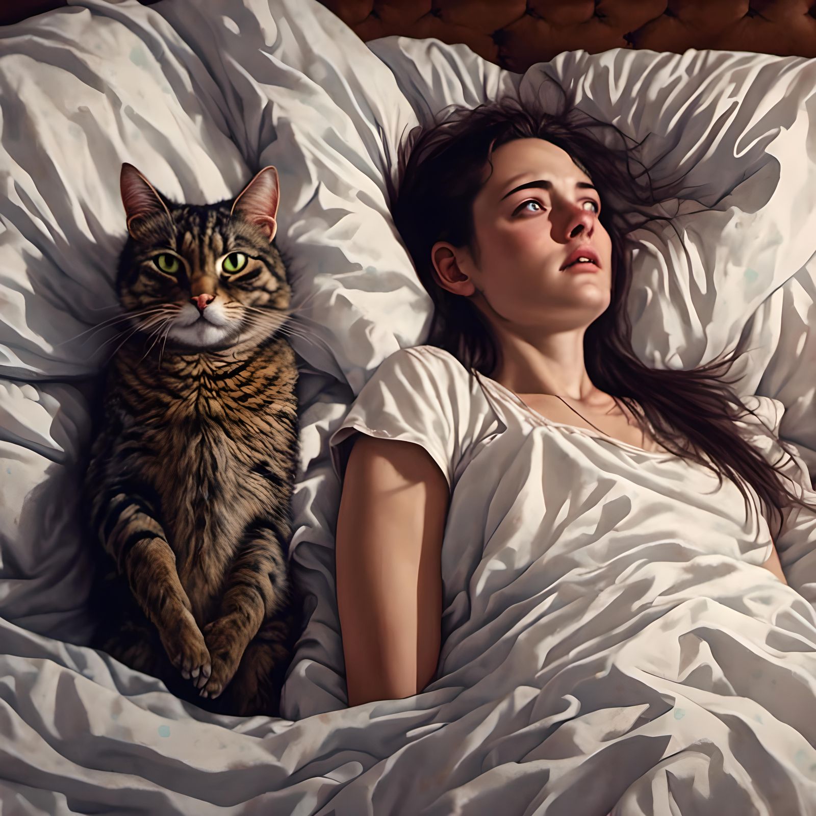 Vicious Feline Horror Unveiled in Dark Metal Aesthetic