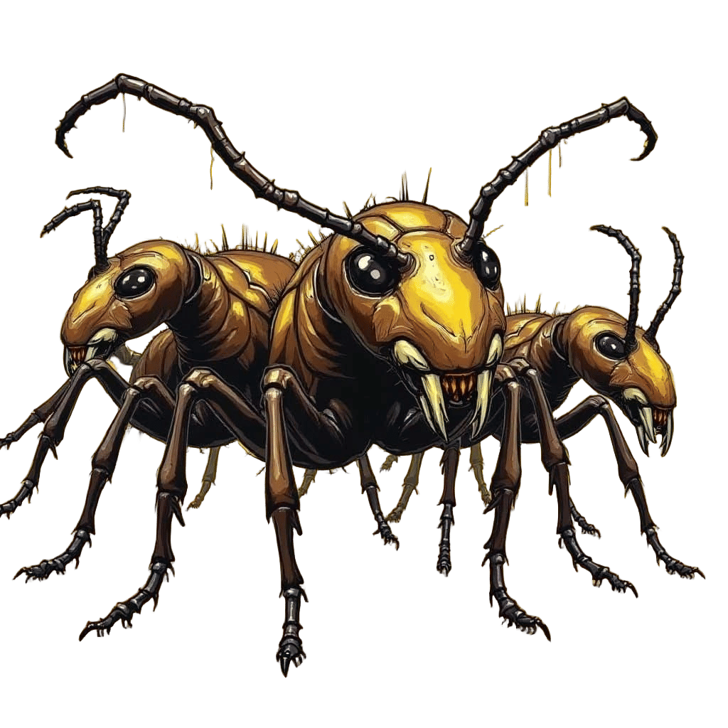 Monstrous Ants /yellow-brown