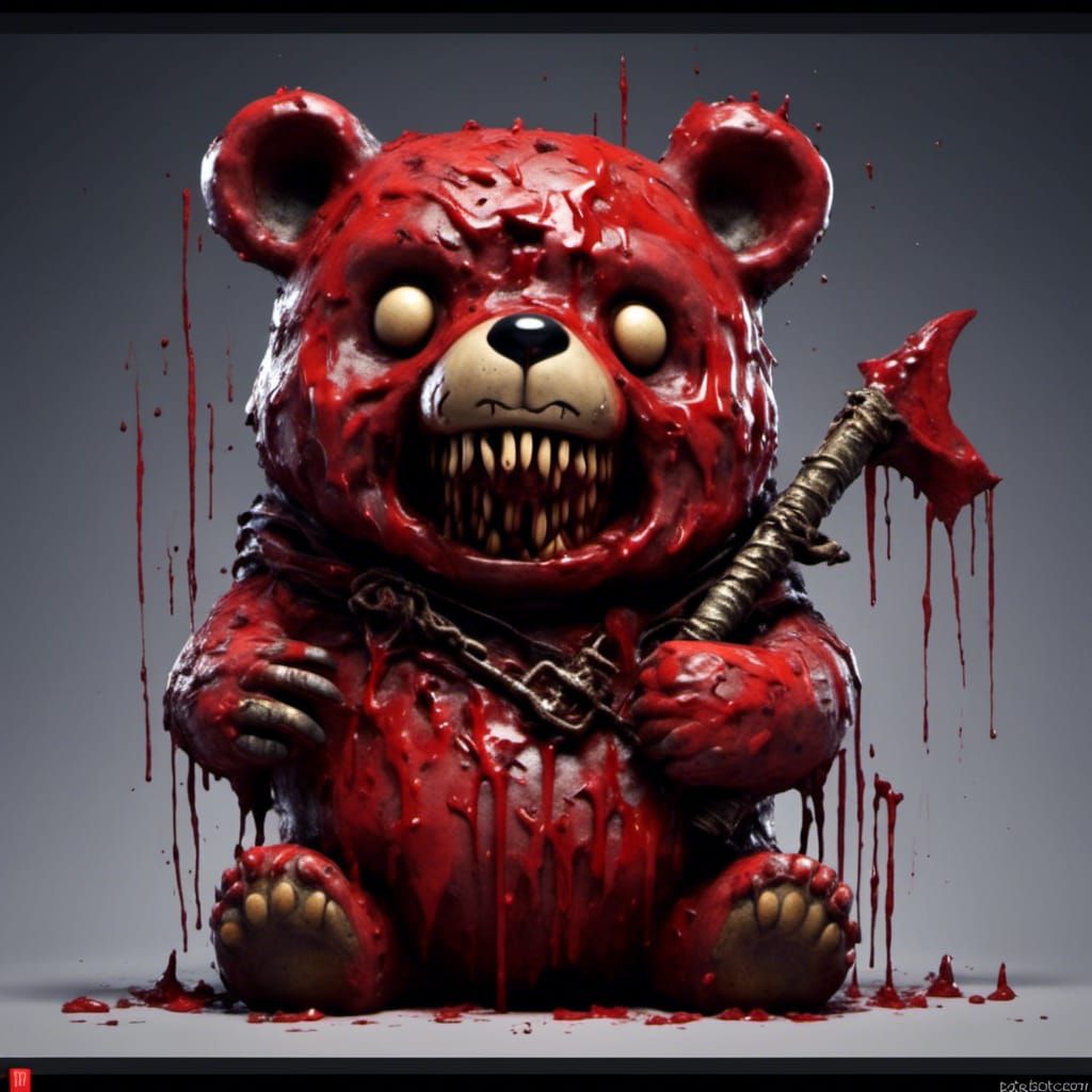 Evil Chibi Imp Bear: Keeper of Violence