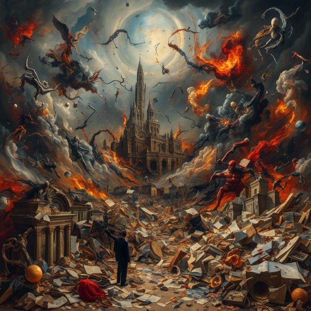 Heavy Metal Surreal AI Image Generation