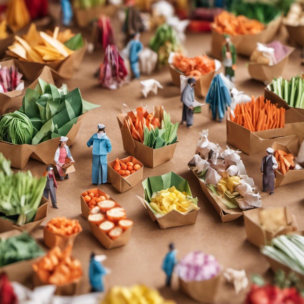 Animal Vendors Selling at Origami Market