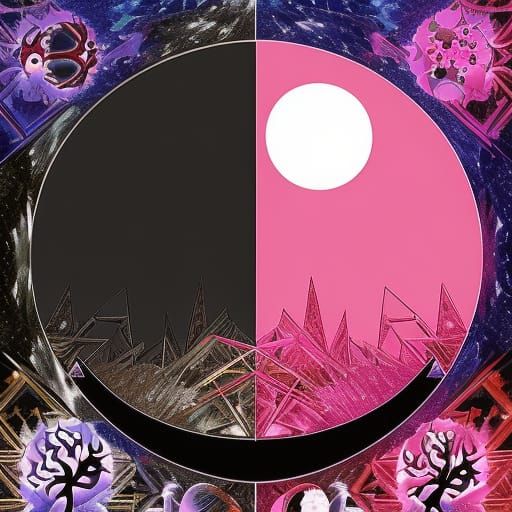 Opposites in Harmony: An Anime Key Visual