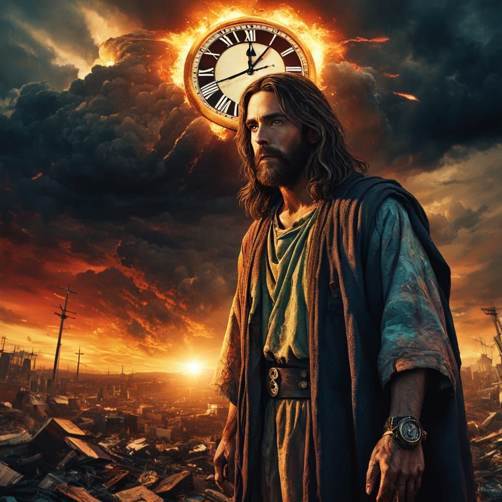 Apocalyptic Art: Jesus and the Ominous Clock