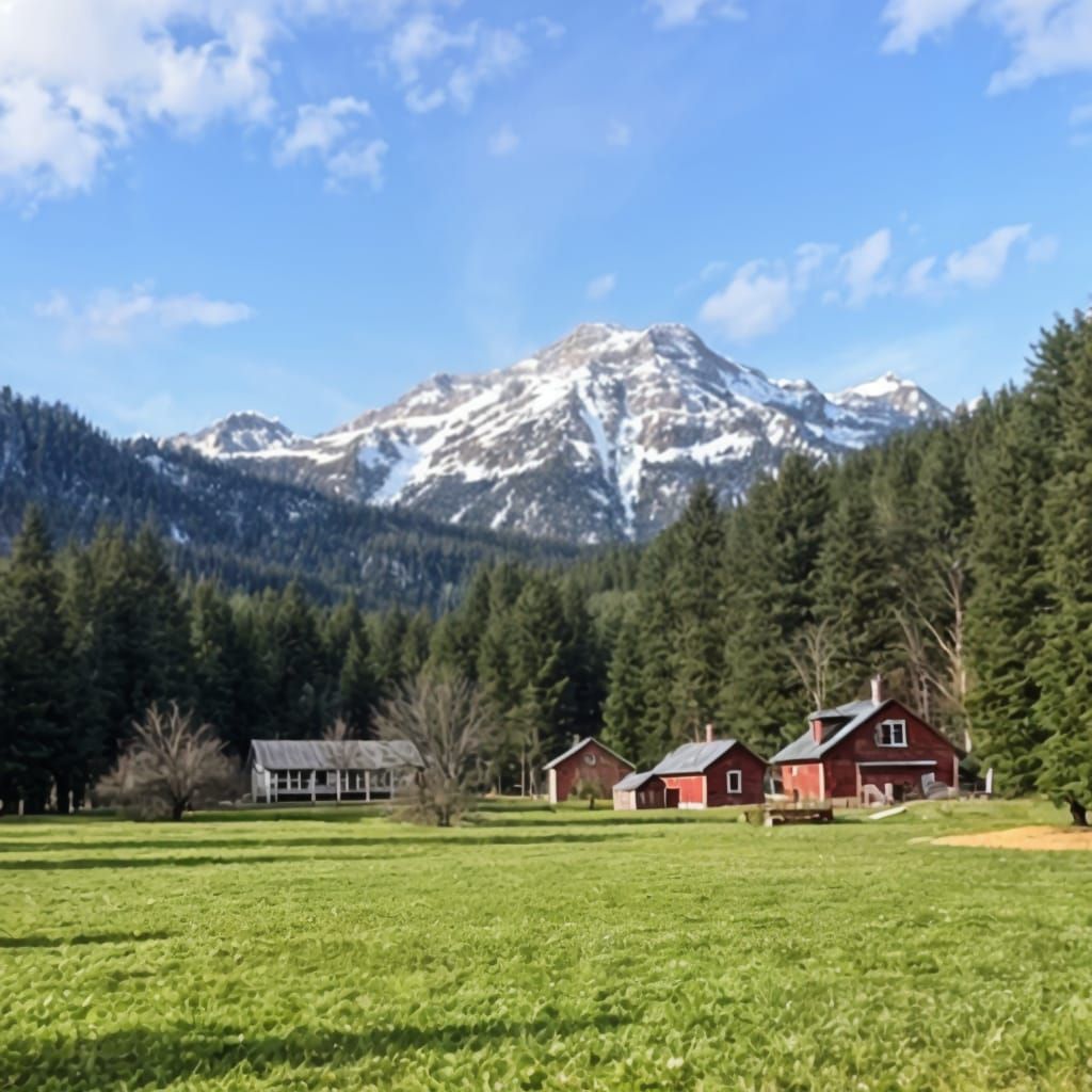 Winter Landscape in Frosty Conditions