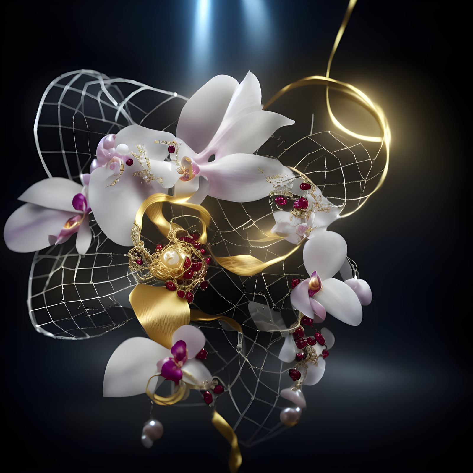 Fractal Ribbon of Jewels and Gold