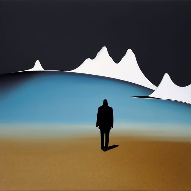 Faceless Man at Piano in Classic English Style