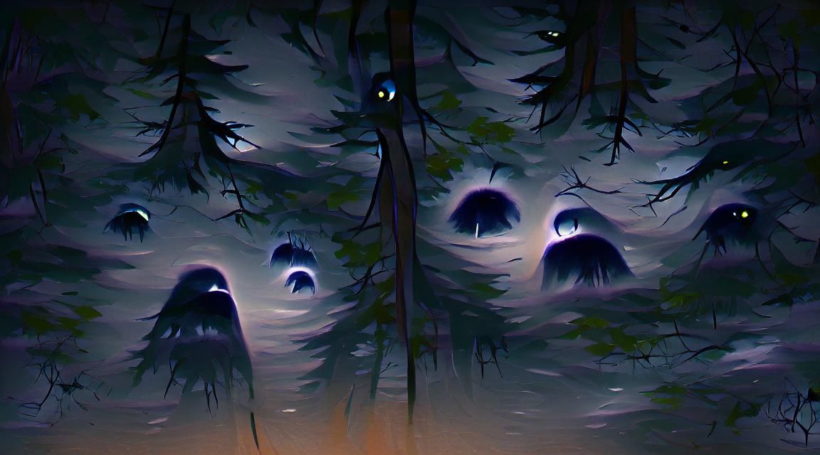 Terrifying Midnight Encounter in Remote Woods