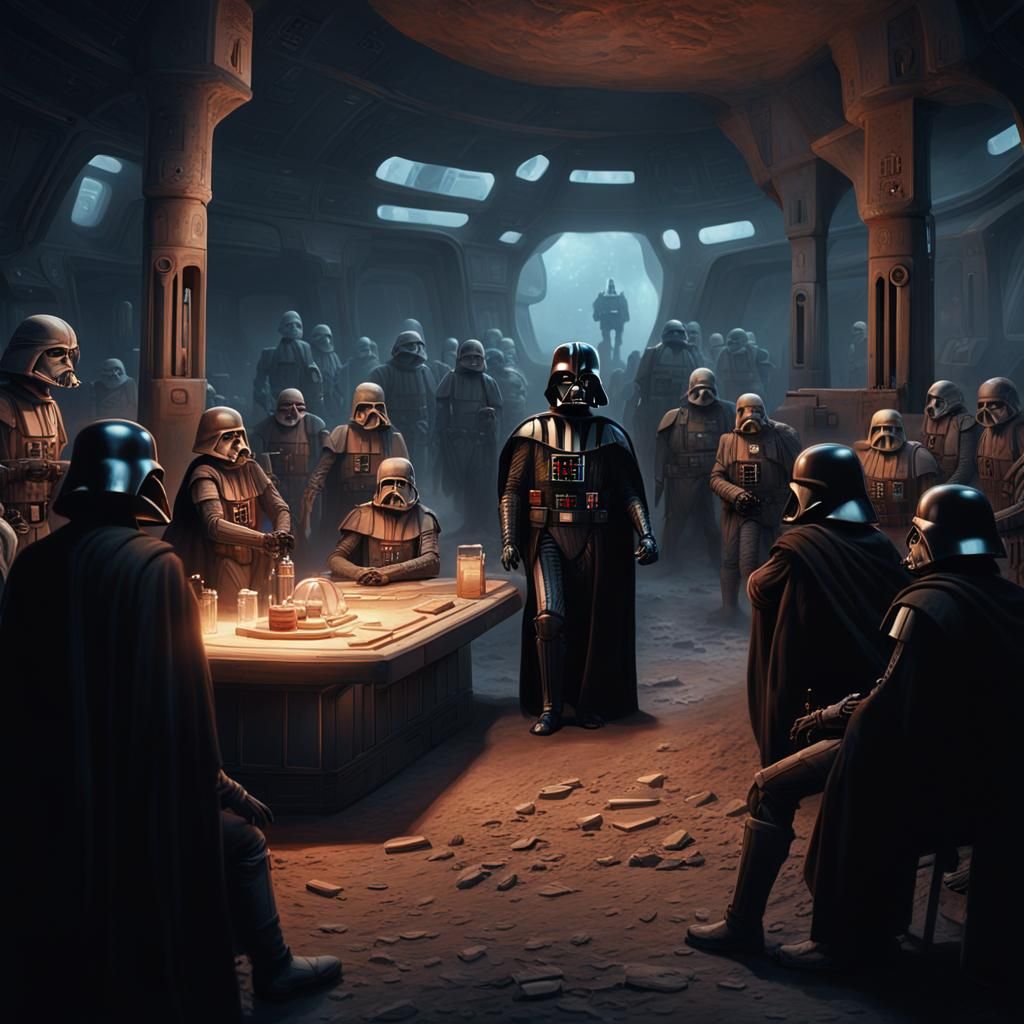 Darth vader arrive at mos eisley to the cantina band