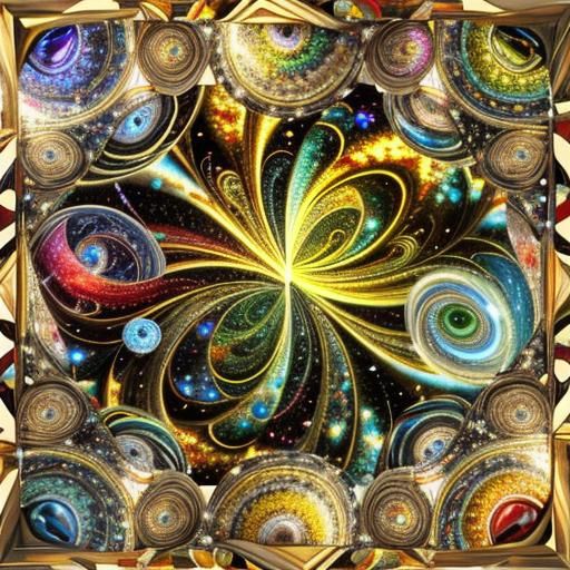 Detailed 3D Render of Black Holes and Galaxies