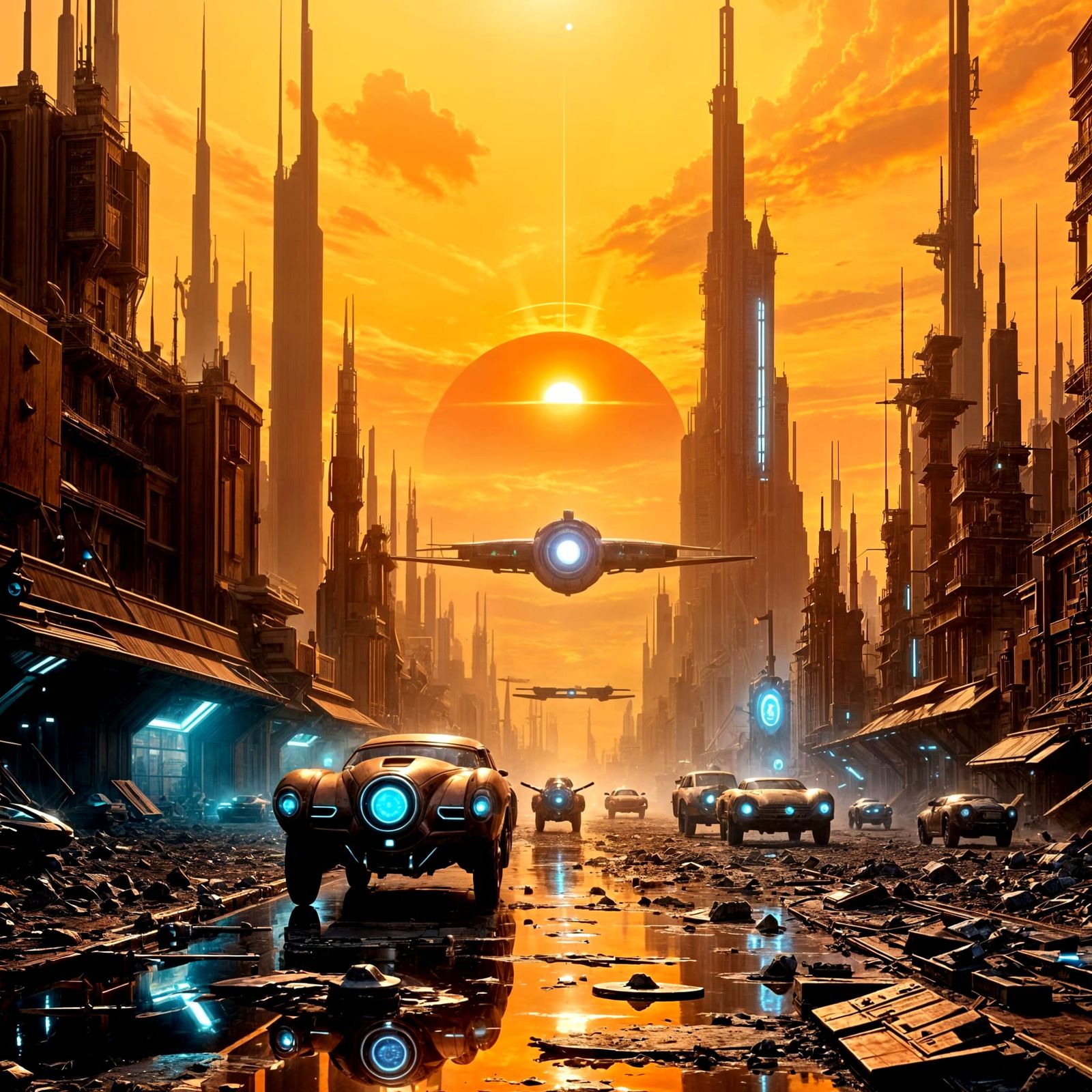 Cyberpunk Apocalypse: Machines Wipe Out Humanity