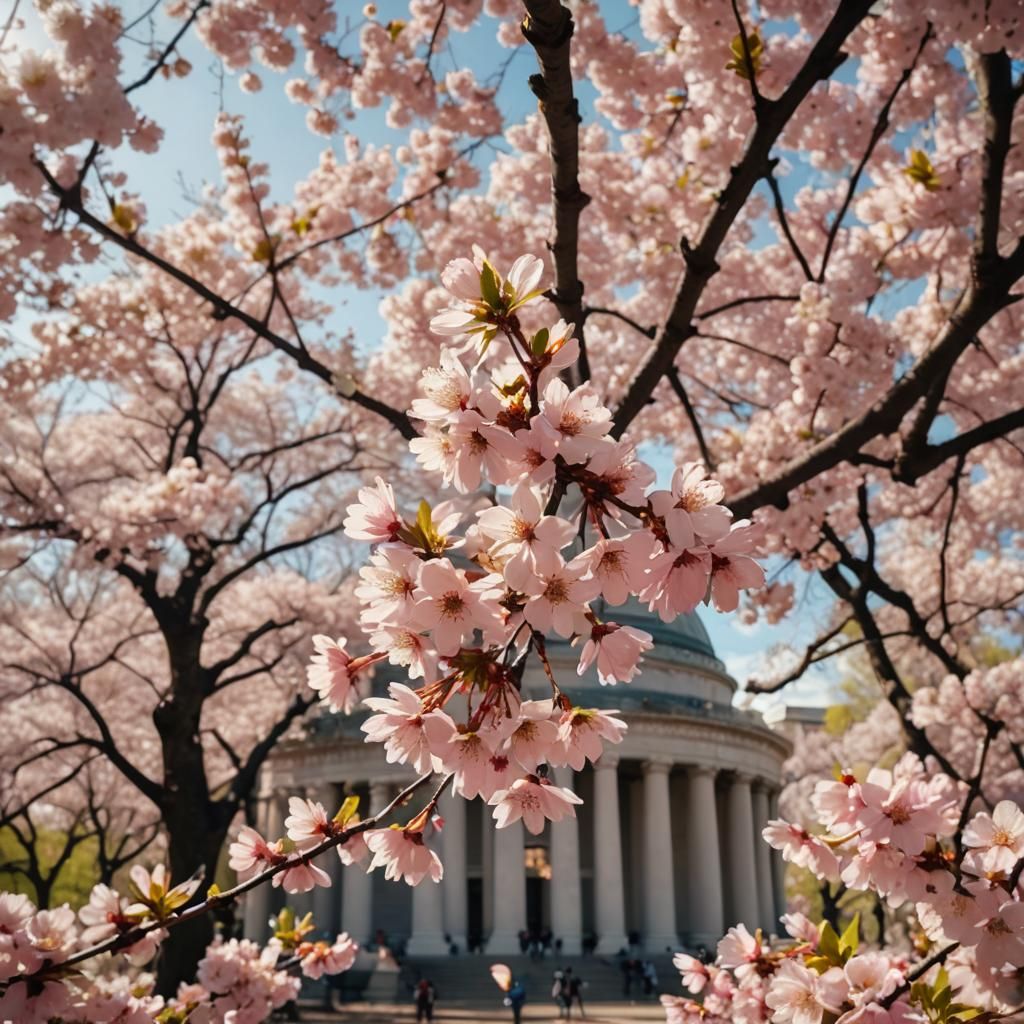 Dreamy Cherry Blossoms in Washington DC
