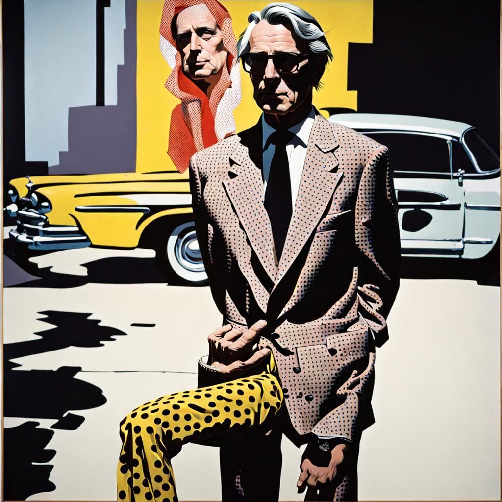 Figurative Art in Lichtenstein Graphic Style